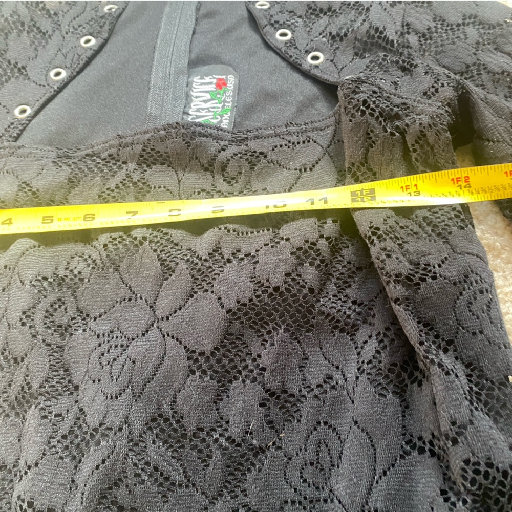 Dress, Gothic Maxi Laced Chest - Picture 5 of 16